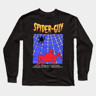 Spider Guy Meme Knock Off Comic Super Hero Parody Off Brand MCU Dumb Mug Shirt Sticker Pin Tapestry Long Sleeve T-Shirt